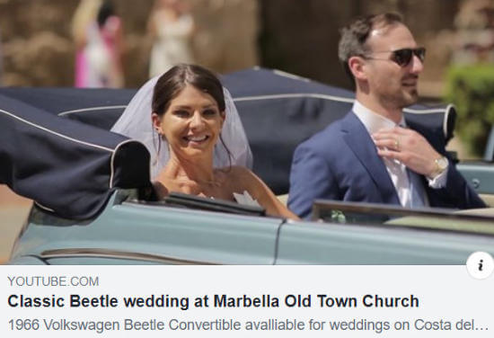 classic wedding car hire malaga, marbella, fuengirola, estepona