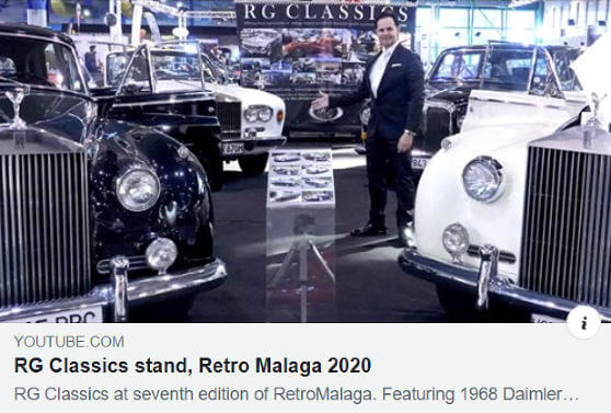 RG Classics. Classic car hire Spain